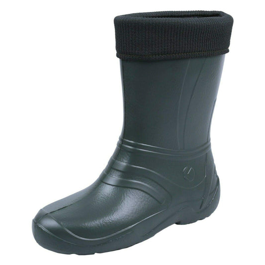Olive Women's Ladies Wellies Lightweight EVA Wellington Boots Rain Boots Waterproof Durable Gardening (Size 7 UK / 40 EU)
