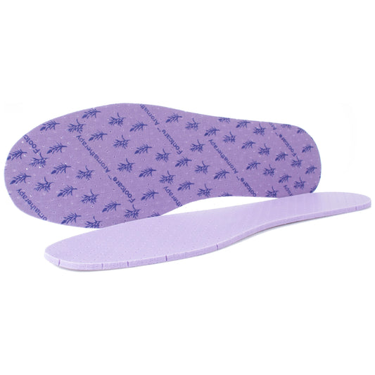 Anti Odour Shoe Insoles Fresh Scented Soft Comfort Breathable Shoe Inserts (Lavender, Size 6.5 UK / 40 EU)