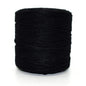 Premium Black Macrame Cord Twine, 100 m / 328 ft of 5 mm Thick Natural Cotton Thread Yarn Macrame Rope (Reel)
