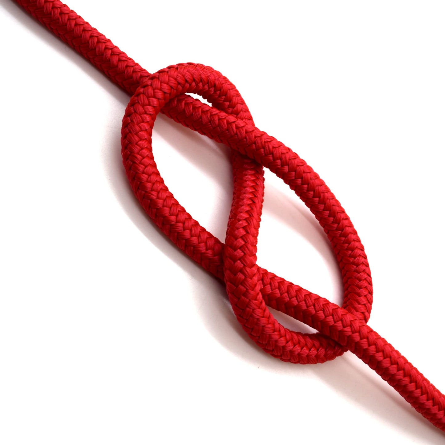 6mm x 20 metres / 65.6 ft of Red Polypropylene Rope, Solid Braided Poly Rope Cord Twine for Boating, Yachting, Camping