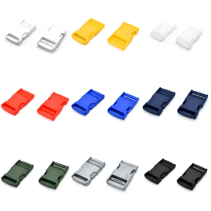 Side Release Buckles Clips for 50 mm / 2 in Webbing, Luggage, Back Pack / Rucksack, Straps (Black, 50 pieces)