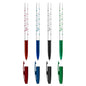 Ballpoint Pens, Smudge Free Ballpoint Pens, Extra Fine Point 0.5 mm, Ideal for School, Office (Set of 4 Colours, 4 Pens)