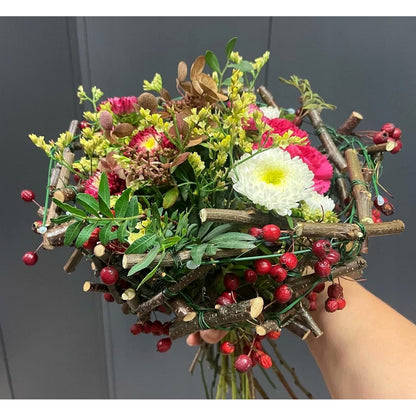 Green Florist Binding Wire 30m 0.7mm Aluminium - Flexible Craft Wire on Spool for Flower Arranging, Plant Support, Floristry Work