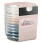 Summer Morning Scented Candle In Ribbed Glass Jar Assorted Fragrance Home Decor Xmas Gift Pack