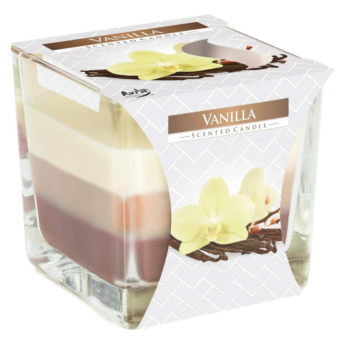 Vanilla Scented Candle In Glass Jar 2 Wicks Assorted Fragrance Home Decor Xmas Gift