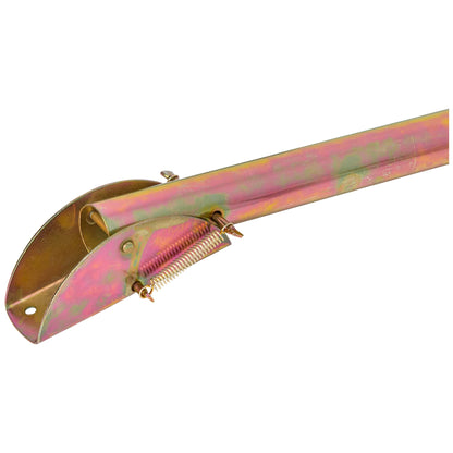 20 cm / 8 in Gold Kick Down Door Stop - Keep The Door Stay Open for Gate, Home, Office - Metal Door Stopper with Rubber Bumper