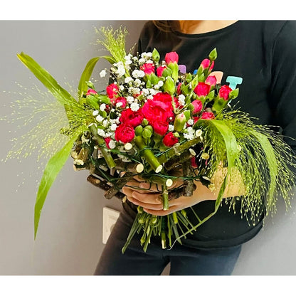 Green Florist Binding Wire 30m 0.7mm Aluminium - Flexible Craft Wire on Spool for Flower Arranging, Plant Support, Floristry Work