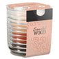 Sandalwood Scented Candle In Ribbed Glass Jar Assorted Fragrance Home Decor Xmas Gift Pack