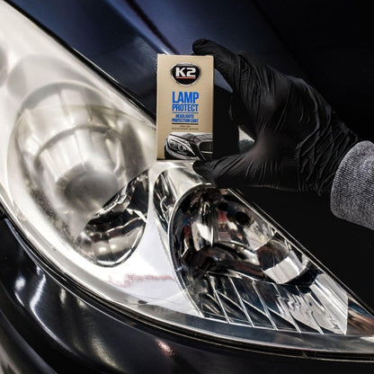 K2 Lamp Protect 10ml Headlight Protection Coating - Transparent UV Sealant - Helps Prevent Yellowing