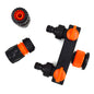 Two Way Tap Splitter for Garden Hose Pipe Irrigation System with Valves and 2 Matching 1/2" Hose Connectors