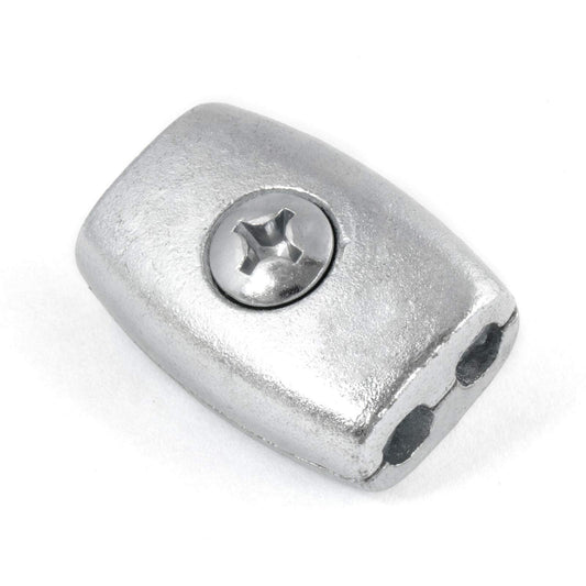 1 x 6 mm Egg Shape Rope Clip Clamp Fixing Loose Ends of Wire, Jute and Polypropylene Ropes