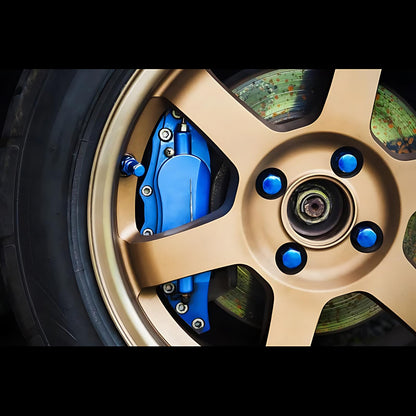 2 x 400 mL Yellow Brake Caliper Spray Paint - High Temperature Coating up to 150°C for Calipers & Brake Drums - Helps Protect from Corrosion and Chemicals, Abrasion Resistant Finish for Car, Motorbike