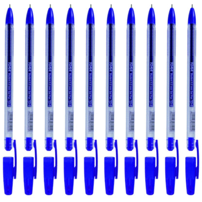 Ballpoint Pens, Gel Ink Ballpoint Pens, Smudge Free, Extra Fine Point 0.5 mm, Ideal for School, Office (Blue, 10 Pens)