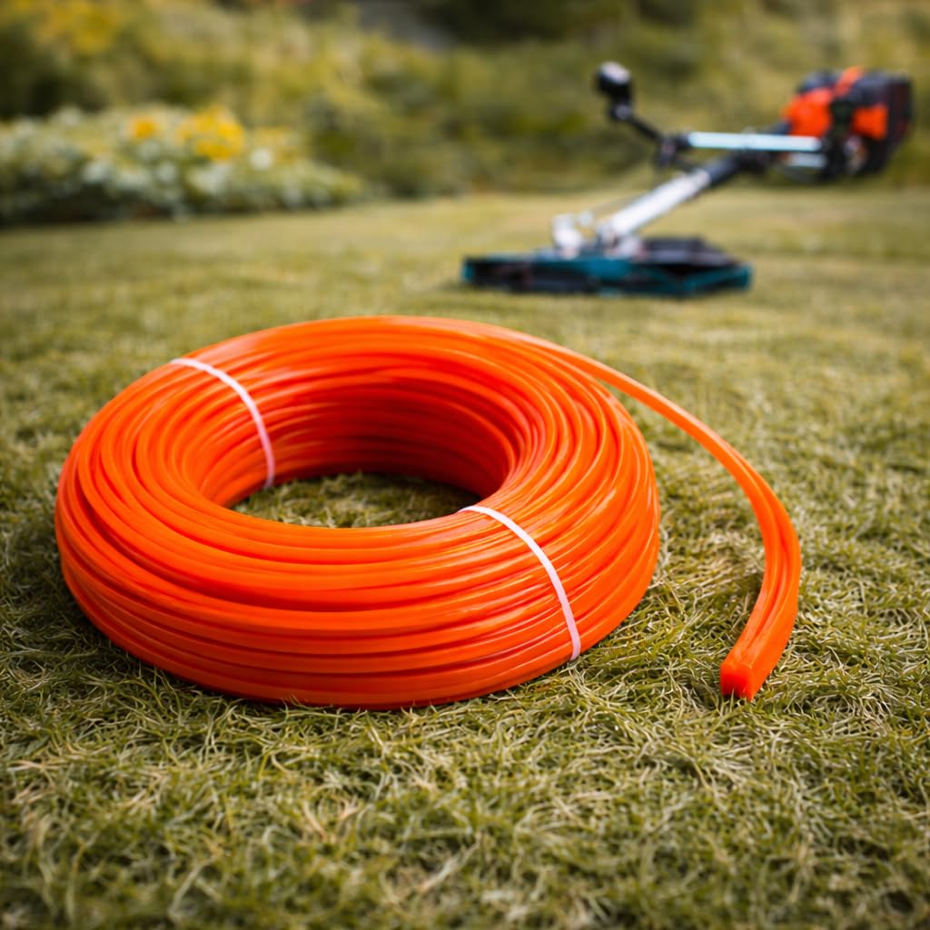 15 metres of Strong SQUARE Strimmer Brush Cutter Line (2.7 mm)