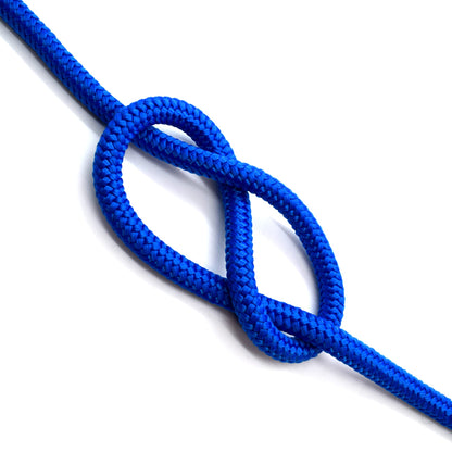 3mm x 100 metres / 328 ft of Blue Polypropylene Rope, Solid Braided Poly Rope Cord Twine for Boating, Yachting, Camping