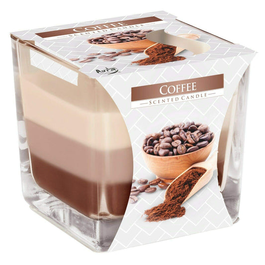 Coffee Scented Candle In Glass Jar 2 Wicks Assorted Fragrance Home Decor Xmas Gift