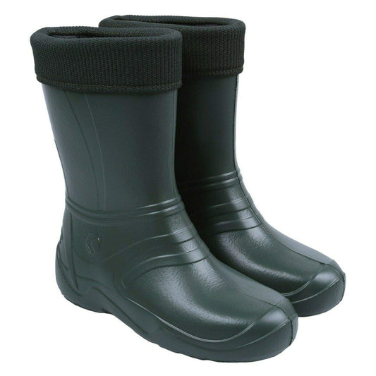 Olive Women's Ladies Wellies Lightweight EVA Wellington Boots Rain Boots Waterproof Durable Gardening (Size 6 UK / 39 EU)