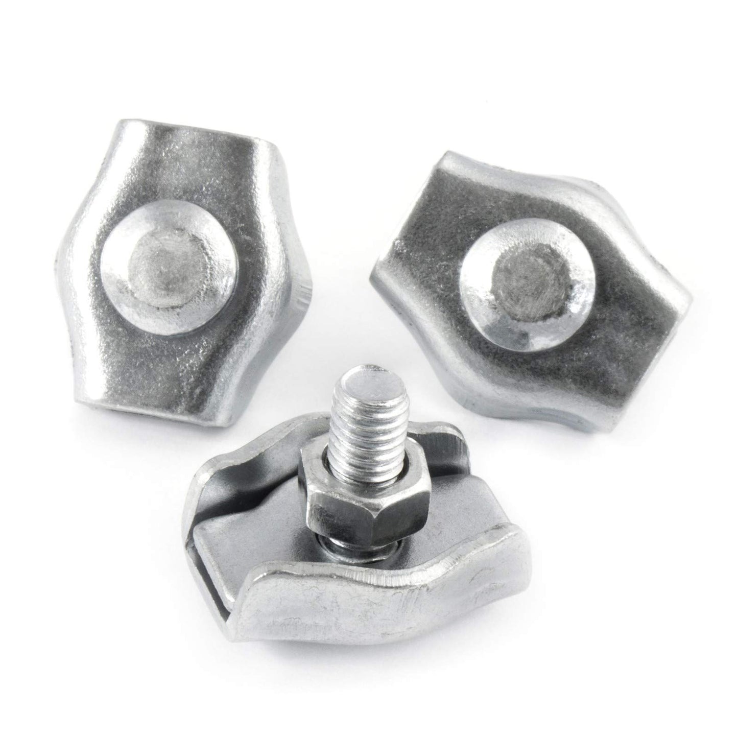 2 x 4 mm Simplex Rope Clip Clamp Fixing Loose Ends of Wire, Jute and Polypropylene Ropes