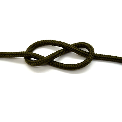 5mm x 100 metres / 328 ft of Olive Green Polypropylene Rope, Solid Braided Poly Rope Cord Twine for Boating, Yachting, Camping