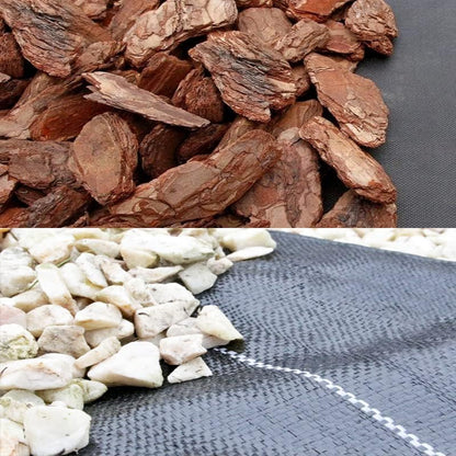 1 x 50 m / 3.2 x 164 ft Weed Control Membrane, Weed Control Woven Fabric, Ground Cover Sheet, 100 GSM, UV Stabilised + 20 Pegs