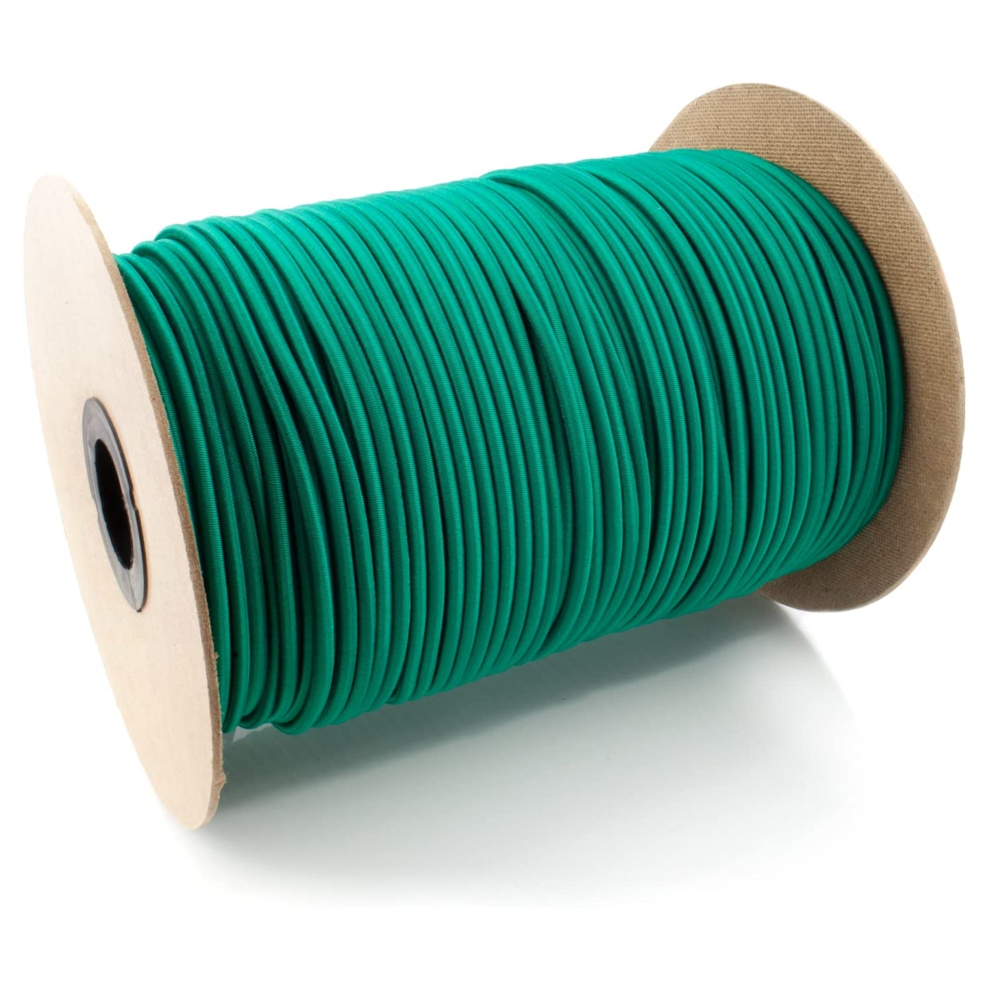 Green Bungee Cord - 10 m / 32 ft of 4 mm Bungee Rope, Shock Cord, Bungee Strap, Elastic Rope, Tie Down - Stretch at least 100%