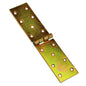 Pack of 1 x 200 mm Backflap Hinge Galvanised, Steel Back Flap Hinges, Weather Resistant, Rust Corrosion Proof, Strap Hinges
