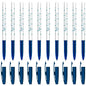 Ballpoint Pens, Smudge Free Ballpoint Pens, Extra Fine Point 0.5 mm, Ideal for School, Office, Everyday Use (Blue, 10 Pens)
