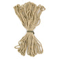 Premium Beige Macrame Cord Twine, 20 m / 65 ft of 3 mm Thick Natural Cotton Thread Yarn Macrame Rope for DIY Crafts (Hank)