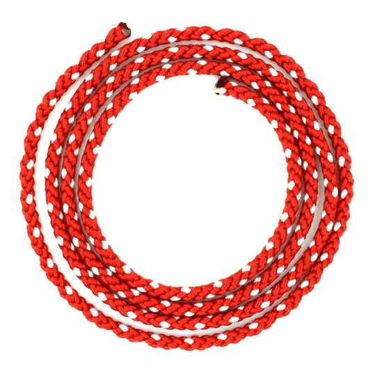 3 mm Pull Cord, Recoil Starter Rope for Lawnmower, Chainsaw, 2 metres / 6.5 ft Long Lawn Mower Replacement Pull Cord (Red)