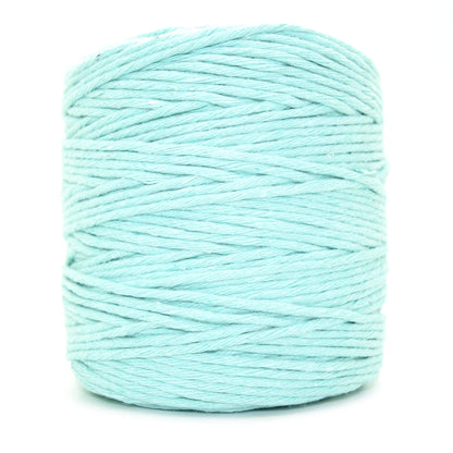 Premium Aqua Macrame Cord Twine, 100 m / 328 ft of 5 mm Thick Natural Cotton Thread Yarn Macrame Rope (Reel)