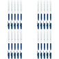 Ballpoint Pens, Smudge Free Ballpoint Pens, Extra Fine Point 0.5 mm, Ideal for School, Office, Everyday Use (Blue, 20 Pens)