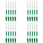 Ballpoint Pens, Smudge Free Ballpoint Pens, Extra Fine Point 0.5 mm, Ideal for School, Office, Everyday Use (Green, 20 Pens)