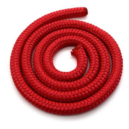 6mm x 20 metres / 65.6 ft of Red Polypropylene Rope, Solid Braided Poly Rope Cord Twine for Boating, Yachting, Camping