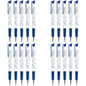 Ballpoint Pens, Retractable Smudge Free Pens, Extra Fine Point 0.5 mm, Ideal for School, Office, Everyday Use (Blue, 20 Pens)