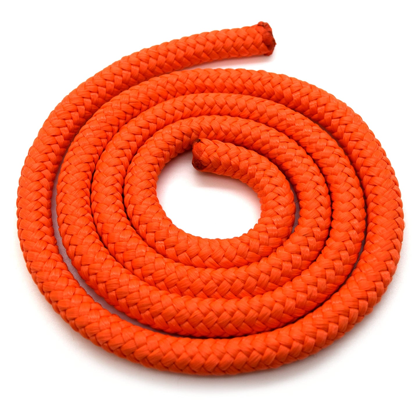 6mm x 5 metres / 16.4 ft of Orange Polypropylene Rope, Solid Braided Poly Rope Cord Twine for Boating, Yachting, Camping