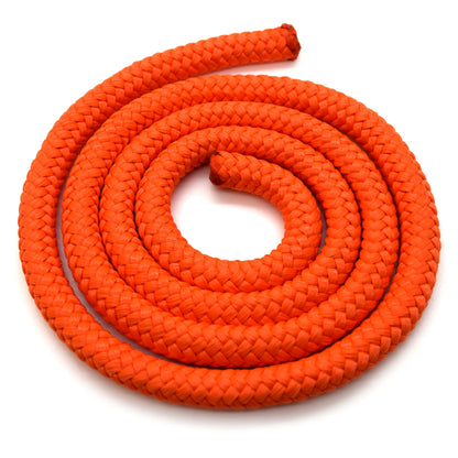 2mm x 10 metres / 32.8 ft of Orange Polypropylene Rope, Solid Braided Poly Rope Cord Twine for Boating, Yachting, Camping
