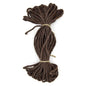 Premium Dark Brown Macrame Cord Twine, 10 m / 32 ft of 2 mm Thick Natural Cotton Thread Yarn Macrame Rope for DIY Crafts (Hank)