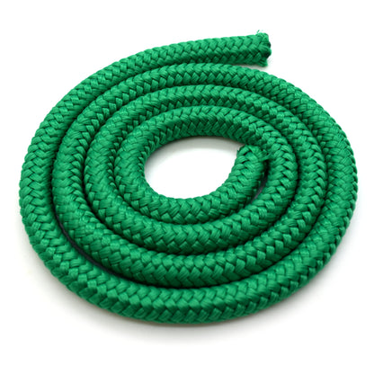 5mm x 5 metres / 16.4 ft of Green Polypropylene Rope, Solid Braided Poly Rope Cord Twine for Boating, Yachting, Camping
