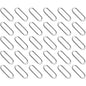30 Pcs Buckles Set for 50 mm / 2" Webbing Strap, 30 x Oval Loops, Metal, Silver, Bag Making, Accessories, Straps, DIY, Crafts