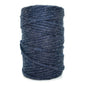 Premium Navy Blue Macrame Cord Twine, 50 m / 164 ft of 5 mm Thick Natural Cotton Thread Yarn Macrame Rope (Reel)