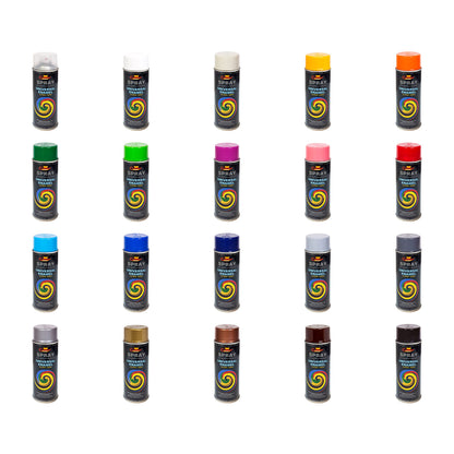 2 x 400 mL Anthracite Grey (RAL 7016) Universal Gloss Enamel Spray Paint - Fast Drying High Shine Finish with Strong Coverage - for Metal, Wood, Plaster and Selected Plastics, Indoor and Outdoor Use