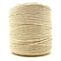 Premium Sandy Beige Macrame Cord Twine, 200 m / 656 ft of 3 mm Thick Natural Cotton Thread Yarn Macrame Rope (Reel)