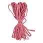 Premium Dusty Rose Macrame Cord Twine, 10 m / 32 ft of 5 mm Thick Natural Cotton Thread Yarn Macrame Rope for DIY Crafts (Hank)