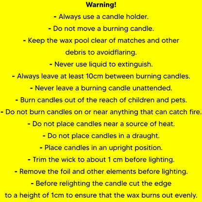 Tapered Dinner Candles, Table Spiral Candles, Pack of 10, Decorative Household Candles, Up to 7 Hours, 23 cm / 9" (Yellow)