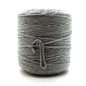 Premium Grey Macrame Cord Twine, 300 m / 984 ft of 2 mm Thick Natural Cotton Thread Yarn Macrame Rope (Reel)