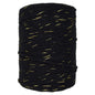 Macrame Cord Twine Natural Cotton String Craft Artisan Thread Twisted Macramé (Black with Gold Thread, 3 mm x 100 m / 328 ft)