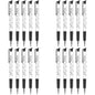 Ballpoint Pens, Retractable Smudge Free Pens, Extra Fine Point 0.5 mm, Ideal for School, Office, Everyday Use (Black, 20 Pens)