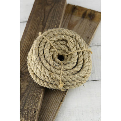 22 mm Jute Rope, 30 metres / 98 ft Long, Strong Natural Hessian Cord, Perfect for Decking, Gardening, Bundling, Camping, DIY