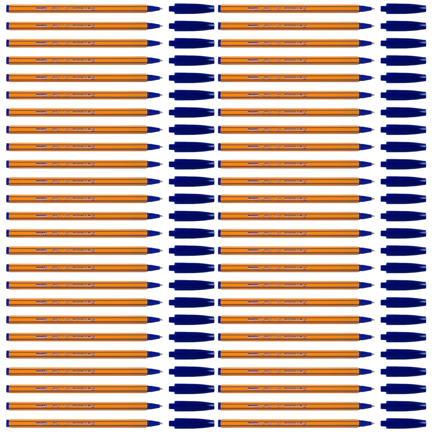 Ballpoint Pens, Smudge Free Ballpoint Pens, Fine Point 0.7 mm, Ideal for School, Office, Everyday Use (Blue, 50 Pens)