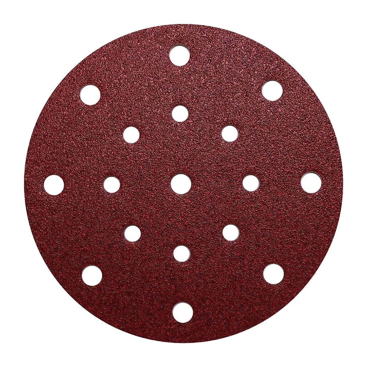 10 x 150mm Sanding Discs Sandpaper 17 Holes Pads GLS51 (Grit 180)